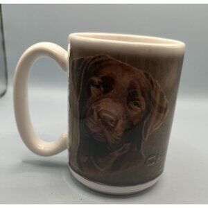 Chocolate Labrador Dog Coffee Mug Head Pawprints 12oz Mia Lane Wild Wings